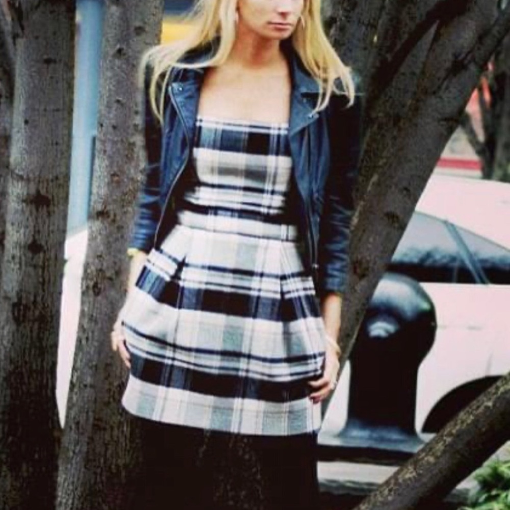 French Connection plaid dress size 6